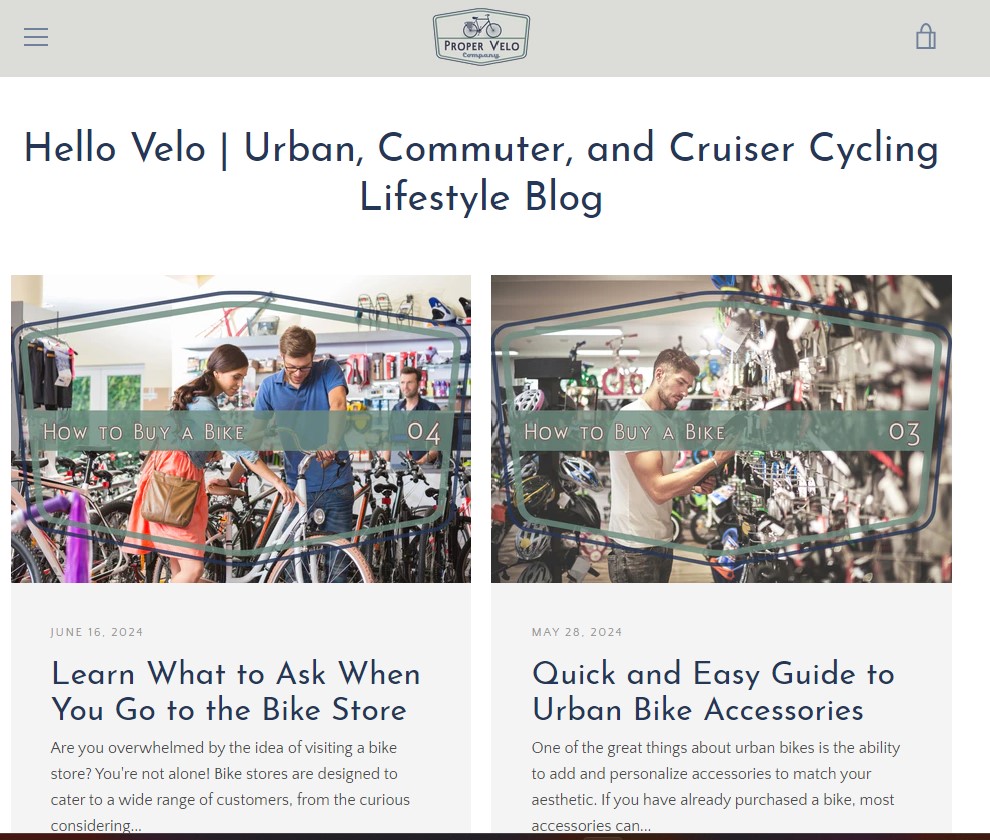 Copywriting blog example