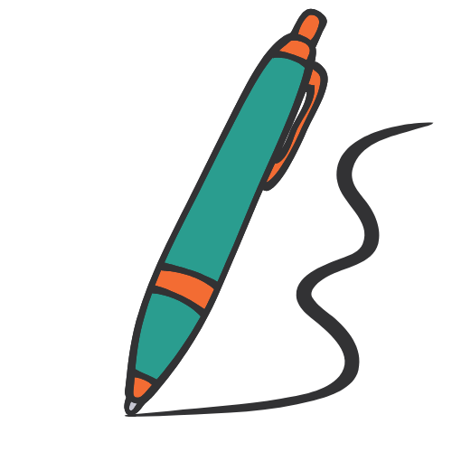 Caspers Copywriting Pen Icon often used for links
